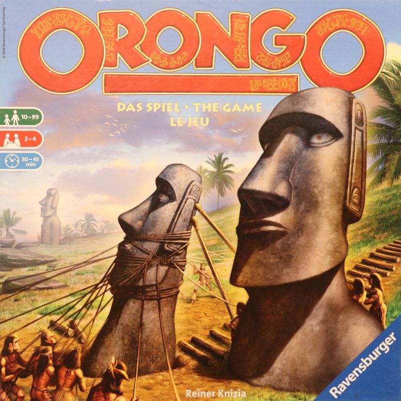 Orongo Cover des Brettspiels 'Orongo'